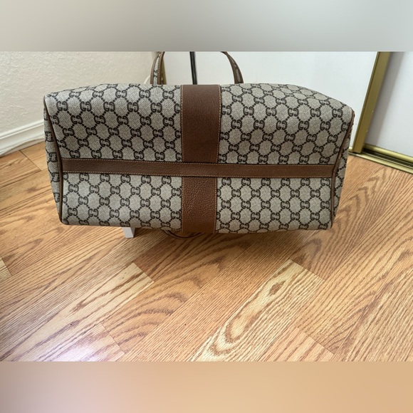 Vintage Gucci Plus Beige boston bag with charm - Picture 3 of 7